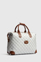 Gk74 Embroidered Suitcase Travel Holiday Suitcase Gray - 2