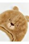 Lcw Baby Plush Boy Baby Snow Hat with Bear Figure - 3