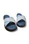 Genuine Leather Cross-Strapped High Sole Slippers - 7