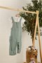 Muslin Baby Salopet Jumpsuit - Green - 4