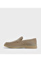 Shayn Beige Solid Slip-On Shoes - 3
