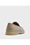 Shayn Beige Solid Slip-On Shoes - 2