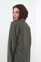 Chiffon Hooded Combed Cotton Bonnet with Neck Covering Feature, B-95, Brown - 6