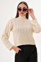 Women's Turtleneck Perforated Knitwear Knitted Sweater 255106 - - 2