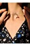 Angel Wing Heart Necklace - Rose Plated with Zircon Stone - 2