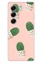 Camon 40 Pro 5g Cm7 Compatible Case Patterned Silicone Printed Cover Cactus