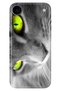 iPhone 17 Air Camera Protected Case Patterned Silicone Printed Cover Yellow Eye Cat