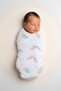 Newborn 100% Cotton Muslin Ready Swaddle with Velcro
