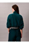 Woven Track Women's Green Jacket - 3