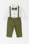 Baby Boy & Child Overalls Suit 4-Piece Set - 2