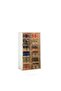 Stackable Shoe Storage Box Set, Clear Plastic, Front Opening Door, Modular Design, White