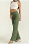 White Wrinkle Seersucker Fabric Ultra-Flexible Pants - 2