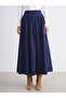 Pleated Flared Skirt with Zipper at the Waist - 2