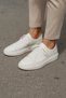 Marco Rossi 100% Leather Men's Sneakers - Black/White Sneaker, Casual and Stylish Imported Shoes - 2