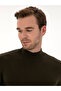 Khaki Slim Fit Cotton Blend Half Turtleneck Knitwear Sweater 50318677-Vr027 - 2