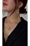 Sihra Accessories Steel Nail Model Women's Abstract Wave Earrings