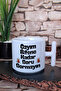 Don'T Ask Questions Until My Tea Is Gone Printed Funny Gift t Handle Latte Cup Mug