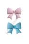 Pink - Blue Color 2 Pieces Bow Foil Balloon 98*75 cm