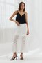 A-Line Lace Skirt Ekru - 4