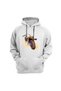 Classic Motorcycle Printed Vintage Old Motor 3 Thread Thick Raised Kangaroo Pocket Sweatshirt