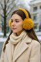 سماعات أذن قابلة للطي من القطيفة - تصميم ناعم ودافئ وأنيق - 3