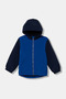 Baby Boy Blue Lined Hooded Raincoat