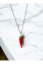Handmade Murano Glass Pepper Figured Pendant - 3