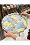 Acrylic Round Tray Golden Bloom 38cm - 2