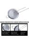 3-Piece Stainless Steel Strainer, Rice Strainer, Steel Strainer, Metal Strainer (13-11-10 cm) - 5