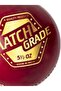 Match Grade Cricket Leather Ball ( Red) - 3