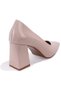 Dza07-129615 Patent Leather Stiletto Heeled Women's Shoes - 4