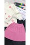 Girl's Floral Applique Knitwear Cardigan and Skirt Two-Piece Set - 5