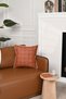 Wood Texture Patterned Leather Corduroy Throw Pillow Cover 43X43Cm