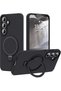 Samsung Galaxy A37 Case with Magsafe Ring Stand, Velvet Soft Colorful Silicone Inside