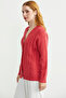 Pearl Button Detailed Knitwear Cardigan - Rose - 5