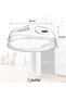 Microwave Oven Food Heating Preservation Cover Heat Resistant Non-Splashing Non-Smell Cover - 6