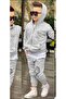 Boy's Lion Printed 3-Piece Tracksuit Set 2 Thread Full Lycra - 5