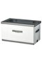 JÄTTEBJÖRN Box with lid, white/grey, 81 x 45 x 44 cm