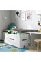 JÄTTEBJÖRN Box with lid, white/grey, 81 x 45 x 44 cm - 3