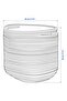 STRANDSKATA Storage bag, braided/multicolour, 20 cm - 6