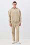 Men's Premium Hooded Pocket Detailed Tracksuit Set Stone 2033