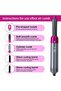 5 in 1 Hair Dryer, Hair Straightener Comb Curling Brush with 5 Interchangeable Barrels - 5