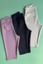 Form Rise |   2-Pack of Over-The-Knee Black and Cream-Colored High-Waisted Slimming Women's Leggings - 5