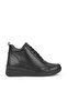 , Women's Genuine Leather Boots 153359Z375 Black