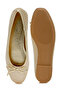 Women Metallic Ballet Flats in Gold - 4