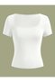 Women's 3-Piece Set Square Neck Blouse & T-Shirt, Ribbed Lycra Camisole Fabric Blouse - 7