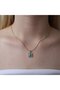 Sea Shell Steel Necklace-Blue - 2