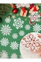 12Pcs White Snowflake Ornament – Hanging Ornament for Christmas Table Decoration Winter Party and Home Decor - 2