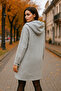 Hooded Buttoned Cashmere Trench Coat - 2