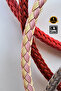 Mesh Coated Steel Bracelet - Yellow Orange Silver - 2